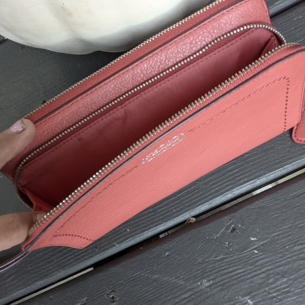 Coach Park Double Accordian Zip Wallet - Picture 12 of 13